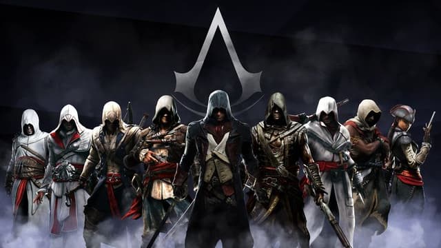 Обложка игры Серия игр Assassin`s Creed (более 10 игр серии, действия которых разворачиваются в разных временных эпохах)