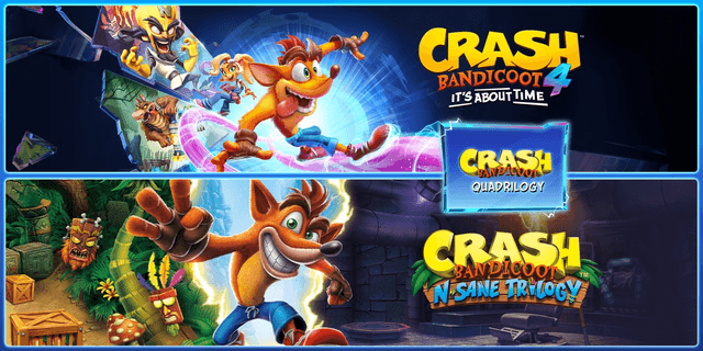 Обложка игры Crash Bandicoot N. Sane Trilogy